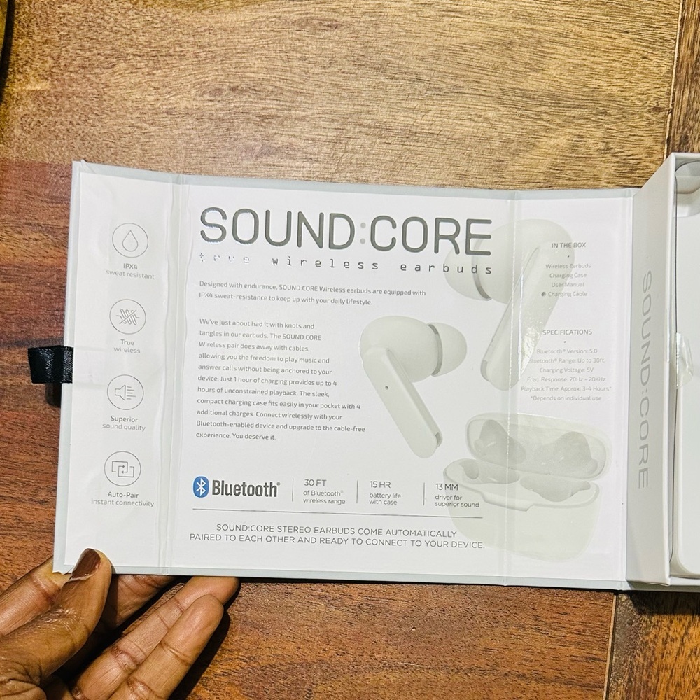 Sound Core True Wireless Bluetooth Earbuds - Picture 5 of 15